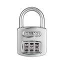Abus Abus: 160/40 C Steel/Chrome 3-Dial Resettable ABS-12611